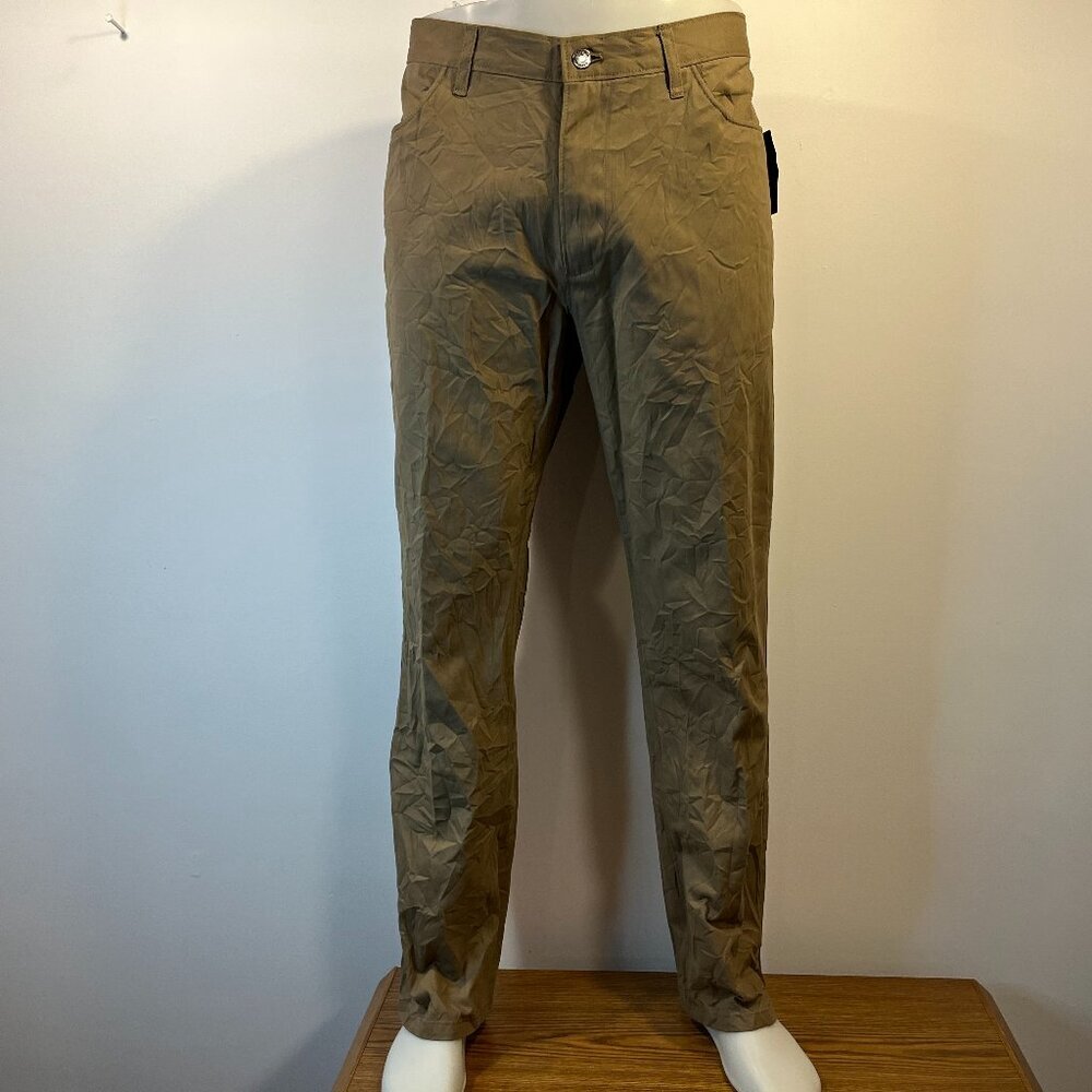 Alfani Men’s Smokey Taupe khaki Pants - 38W x 32L - NWT $59.50